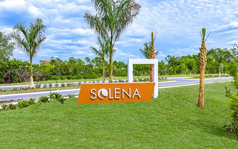 Solena entrance sign