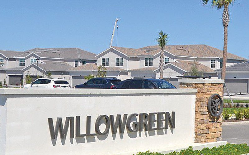 Willowgreen Bldg entrance sign